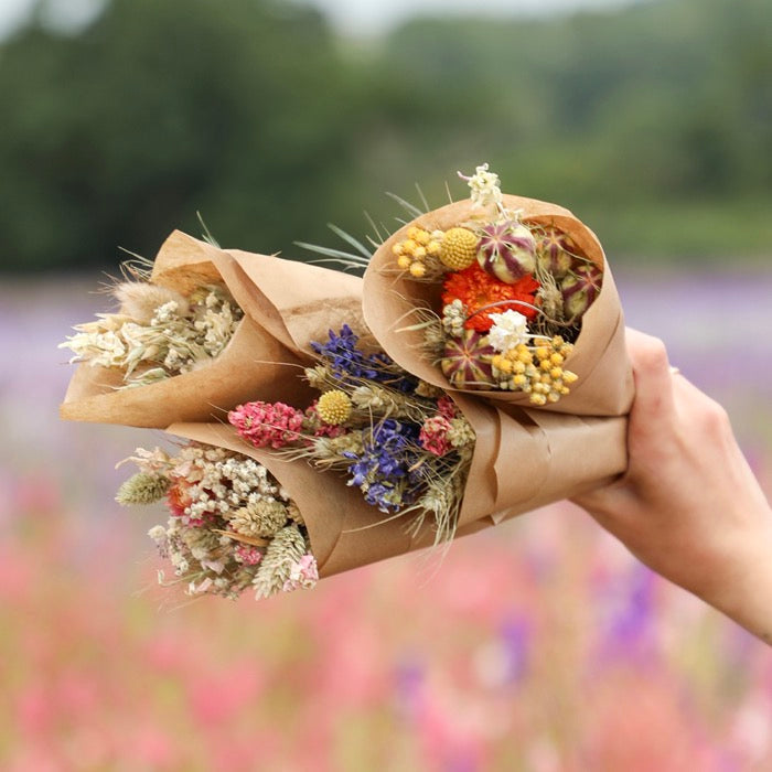 Mixed Mini Dried Flower Bouquets (pack of 20)