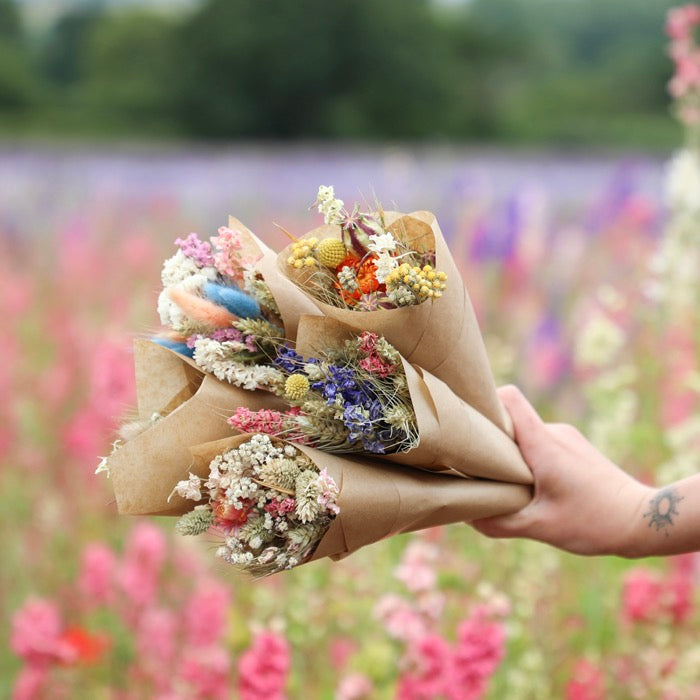 Mini Dried Natural Bouquet (pack of 10)