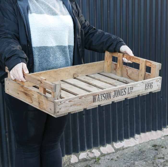 Vintage Wooden Display Crates (Pack of 4)