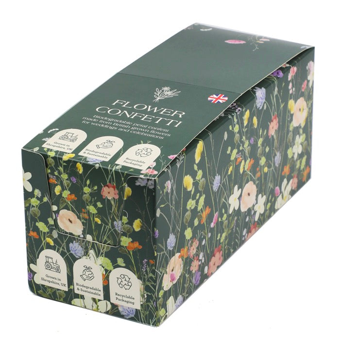 Pink Biodegradable Petal Confetti Sachet (Box of 25)