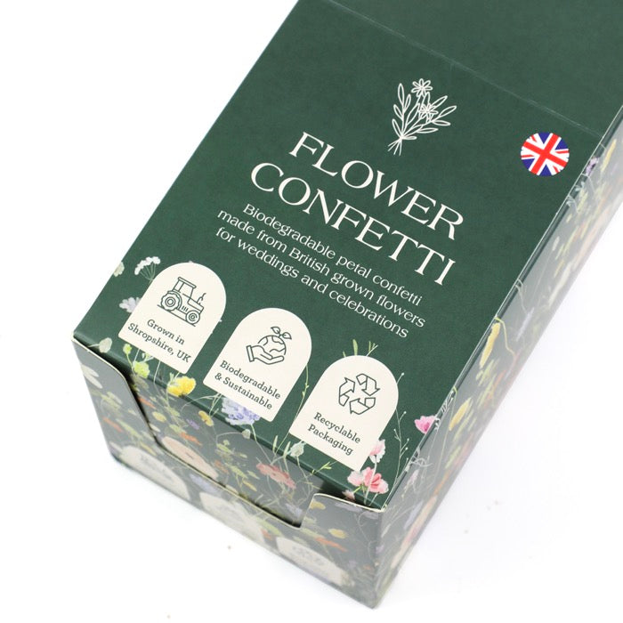 Pink Biodegradable Petal Confetti Sachet (Box of 25)