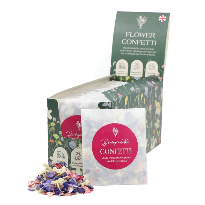 Violet Biodegradable Petal Confetti Sachet (Box of 25)